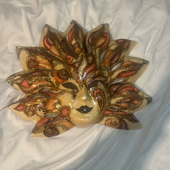 Other - FACE MASK MADE IN VENICE ITALY WITH SIGNATURE OF ARTIST SUPER SUPER ANTIQUE